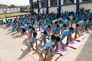 Podar International School, Waluj - Yoga Day